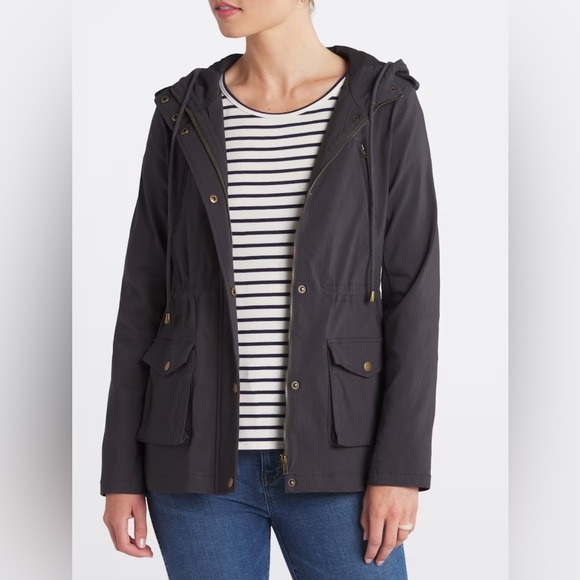 Society Jackets & Blazers - EDEN SOCIETY Holly Contrast Hood Cargo Jacket